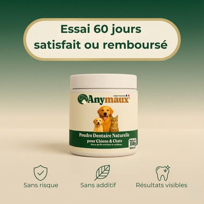 Poudre Dentaire Pour Chiens – pack Poudre Dentaire Pour Chiens par Anymaux